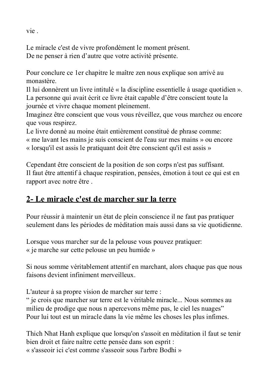 Résumé livre Le miracle de la pleine conscience.pdf - page 2/13